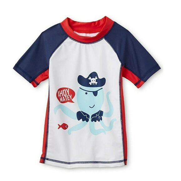 NWT Wonderkids Octopus Rash Guard - Picture 1 of 5